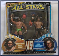Macho Man Randy Savage vs John Morrison from WWE Elite Collection - WWE All-Stars manufactured by Mattel [Front]