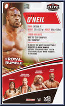 Titus O'Neil from WWE Elite Collection - Royal Rumble 2021 manufactured by Mattel [Back]