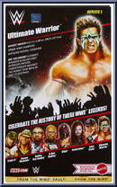 Ultimate Warrior from WWE Elite Collection - From the WWE Vault - Series 1 manufactured by Mattel [Back]