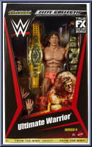 Ultimate Warrior (WM6 Faded Paint) from WWE Elite Collection - From the WWE Vault - Series 4 manufactured by Mattel [Front]