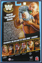 George "The Animal" Steele from WWE Elite Collection - Legends - Series  4 manufactured by Mattel [Back]