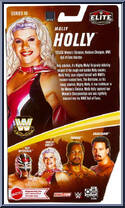 Molly Holly (Pink Top) from WWE Elite Collection - Legends - Series 16 manufactured by Mattel [Back]