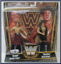 "Rowdy" Roddy Piper / "Cowboy" Bob Orton from WWE Elite Collection - Legends - Series  1 manufactured by Mattel [Front]