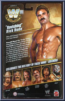 "Ravishing" Rick Rude from WWE Elite Collection - Legends - Series  2 manufactured by Mattel [Back]