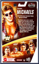 Shawn Michaels from WWE Elite Collection - Legends - Series 17 manufactured by Mattel [Back]