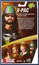 X-Pac from WWE Elite Collection - Legends - Series 15 manufactured by Mattel [Back]