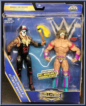 Papa Shango & Ultimate Warrior (Class of 2014) from WWE Elite Hall of Fame - Series 1 manufactured by Mattel [Front]