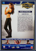 Trish Stratus (Class of 2013)  from WWE Elite Hall of Fame - Series 1 manufactured by Mattel [Back]