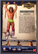 Ultimate Warrior (Class of 2014) from WWE Elite Hall of Fame - Series 1 manufactured by Mattel [Back]