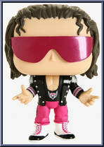 Bret Hart (Black Jacket) from WWE - Pop! Vinyl Figures manufactured by Funko [Loose]