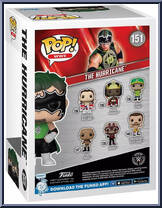Hurricane from WWE - Pop! Vinyl Figures manufactured by Funko [Back]
