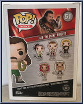 Jake "The Snake" Roberts (Chase) from WWE - Pop! Vinyl Figures manufactured by Funko [Back]