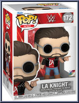 LA Knight (Red Shirt) from WWE - Pop! Vinyl Figures manufactured by Funko [Front]