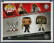 Rock / Mankind from WWE - Pop! Sets manufactured by Funko [Back]