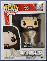 Seth Rollins (White) from WWE - Pop! Vinyl Figures manufactured by Funko [Front]