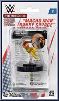 Macho Man Randy Savage from WWE HeroClix - Basic Series manufactured by WizKids [Front]