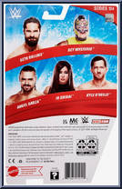 Seth Rollins from WWE - Series 124 manufactured by Mattel [Back]