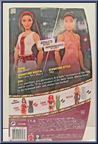 Brie Bella from WWE - Superstar Fashions manufactured by Mattel [Back]