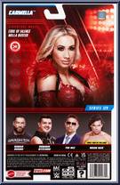 Carmella from WWE - Series 129 manufactured by Mattel [Back]
