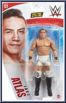 Jake Atlas (White Shorts) (Chase) from WWE - Series 123 manufactured by Mattel [Front]
