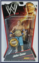 John Cena (Championship Belt) from WWE - Series   1 manufactured by Mattel [Front]