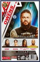 Kevin Owens from WWE - Series 146 manufactured by Mattel [Back]