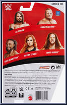 Kofi Kingston from WWE - Series 103 manufactured by Mattel [Back]