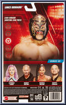 Lince Dorado from WWE - Series 131 manufactured by Mattel [Back]