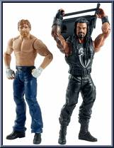 Roman Reigns & Dean Ambrose from WWE - Summer Slam manufactured by Mattel [Loose]