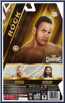 Rock from WWE - Champions manufactured by Mattel [Back]