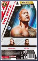 Rock from WWE - Top Picks - 2024 manufactured by Mattel [Back]