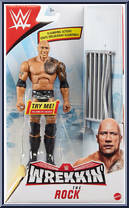 Rock (Guardrail) from WWE - Wrekkin' manufactured by Mattel [Front]