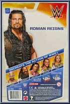 Roman Reigns from WWE - Series  49 manufactured by Mattel [Back]