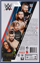 Rusev from WWE - Series  84 manufactured by Mattel [Back]