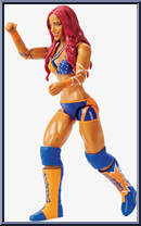 Sasha Banks from WWE - Series  80 manufactured by Mattel [Loose]