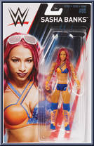 Sasha Banks from WWE - Series  80 manufactured by Mattel [Front]