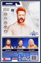 Sheamus from WWE - Wrestlemania 38 manufactured by Mattel [Back]