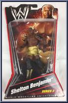 Shelton Benjamin from WWE - Series   3 manufactured by Mattel [Front]