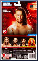 Shinsuke Nakamura from WWE - Series 138 manufactured by Mattel [Back]