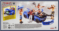 Slam-Mobile (with Rock) from WWE - Wrekkin' manufactured by Mattel [Back]