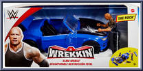 Slam-Mobile (with Rock) from WWE - Wrekkin' manufactured by Mattel [Front]