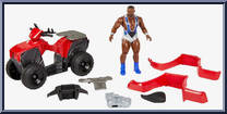 Slam N' Spin ATV (with Big E) from WWE - Wrekkin' manufactured by Mattel [Loose]