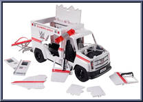 Slambulance from WWE - Wrekkin' manufactured by Mattel [Loose]