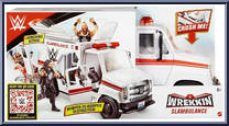 Slambulance from WWE - Wrekkin' manufactured by Mattel [Front]