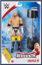 Triple H (Barbell) from WWE - Wrekkin' manufactured by Mattel [Front]