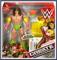 Ultimate Warrior from WWE - Create a Superstar manufactured by Mattel [Front]