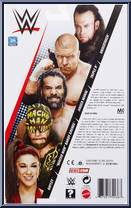 Undertaker from WWE - Series  93 manufactured by Mattel [Back]