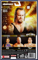 Undertaker from WWE - Wrestlemania 39 manufactured by Mattel [Back]