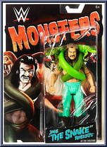Jake the Snake Roberts from WWE Monsters - Series  1 manufactured by Mattel [Front]