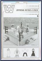Offical Retro 4-Pack from WWE Retro Series - Box Sets manufactured by Mattel [Back]